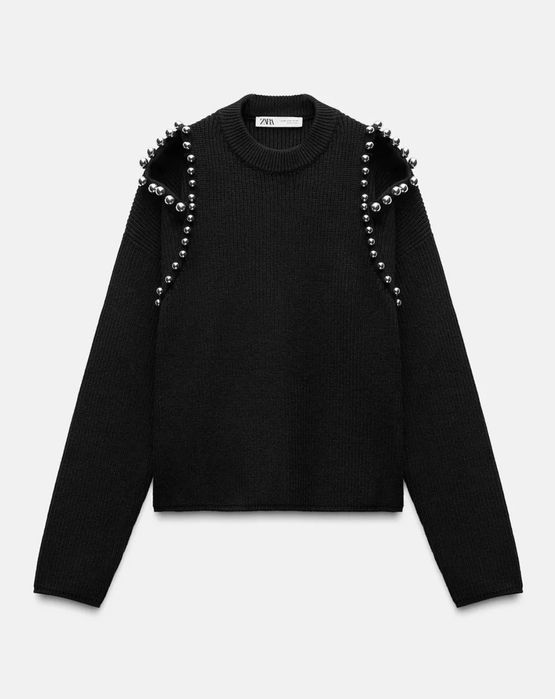 Пуловер Zara черен