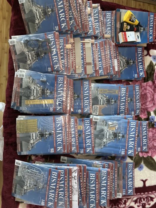 Macheta completa  Bismarck (Bismark/Navomodel) 125cm