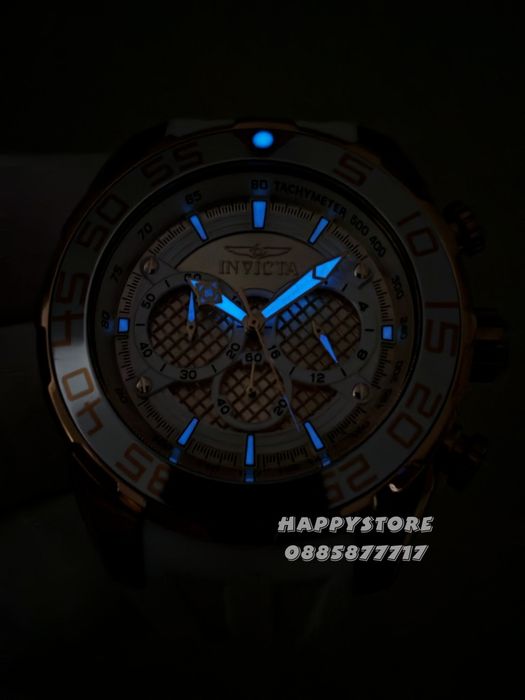 INVICTA Pogo White/Gold 50 mm, Инвикта нов мъжки часовник