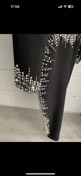 Rochie lunga cu maneci