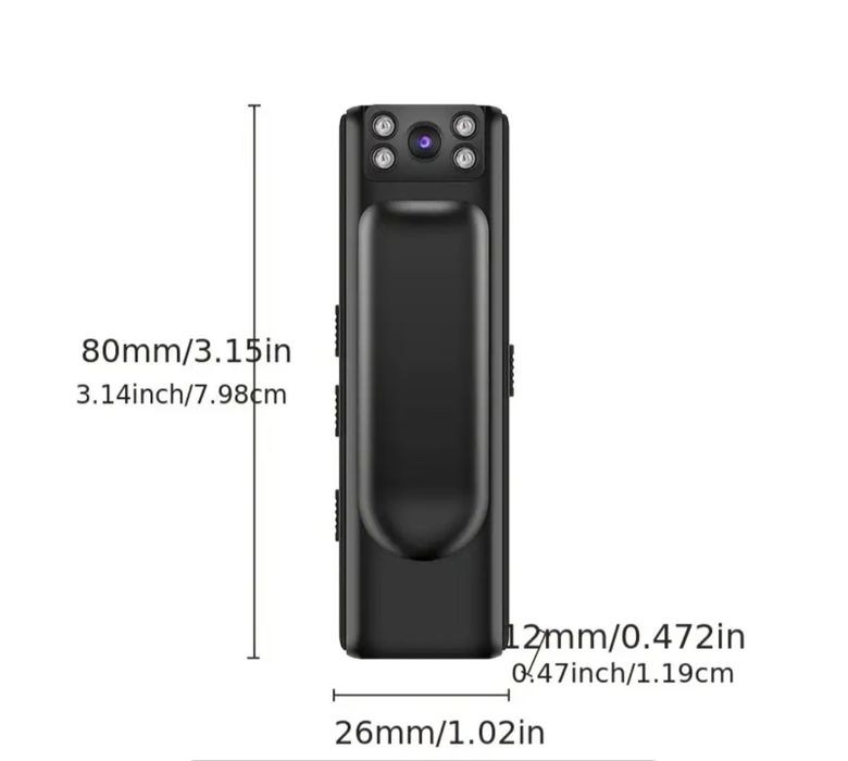 Карманная носимая видеокамера