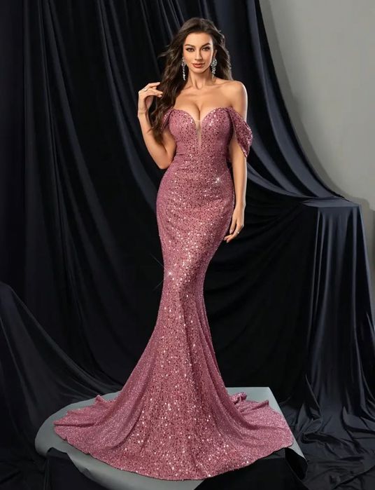 Официална рокля тип русалка