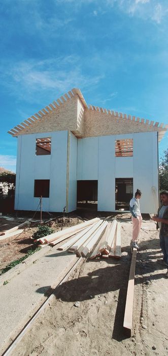 Casa Modulara, Garaje Auto, Containere stil birou din panou sandwich