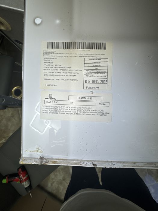 Dezmembrez centrala termica pe gaz Vision Dual 24 SE
