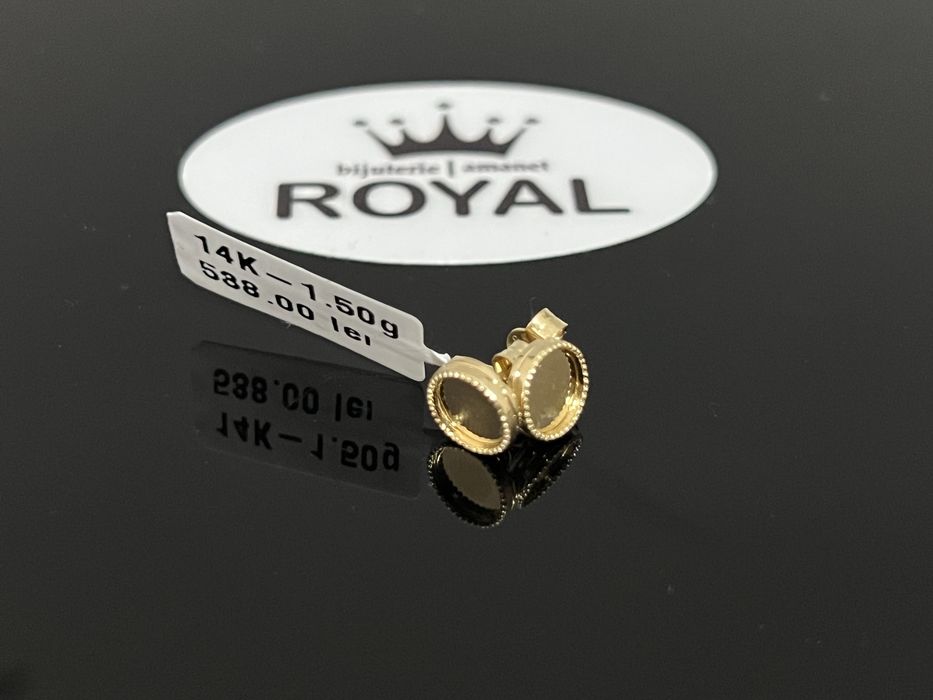 Bijuteria Royal CB : Cercei copil aur 14k 1,50 grame