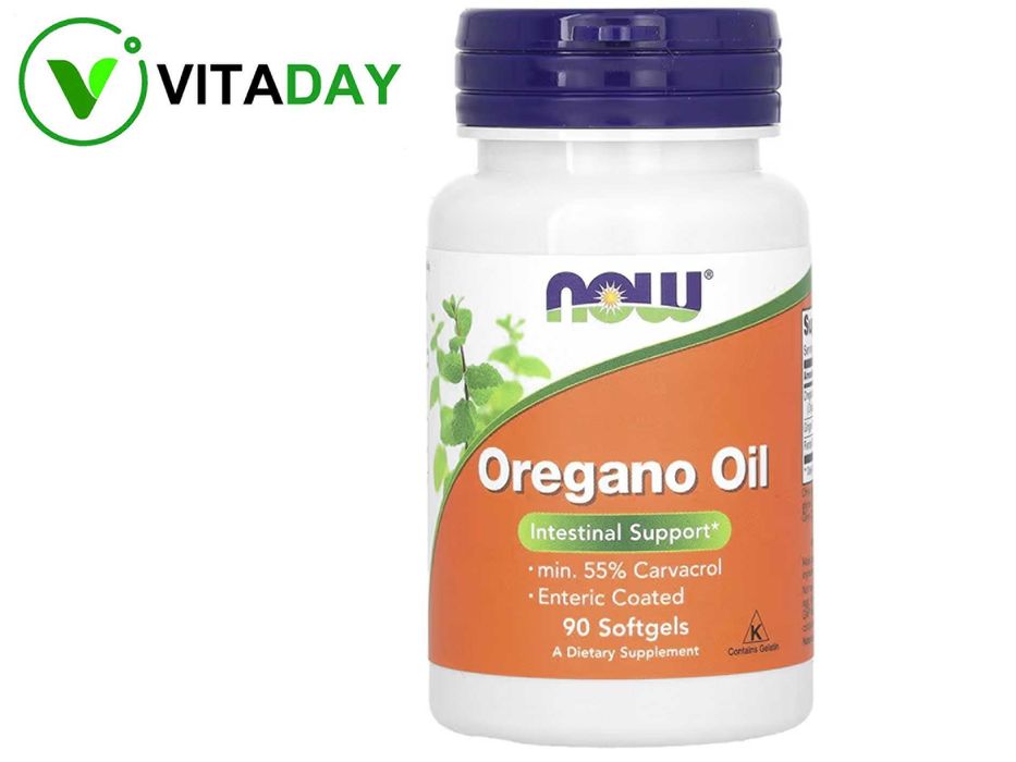 NOW Foods Oregano Oil масло орегано 90 капсул