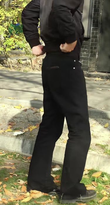 Клещ джинсы унисекс