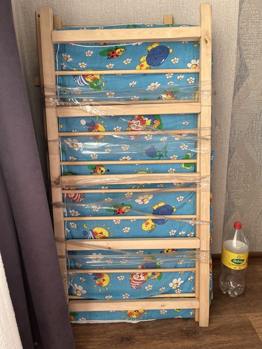 Кровать манеж с матрасом