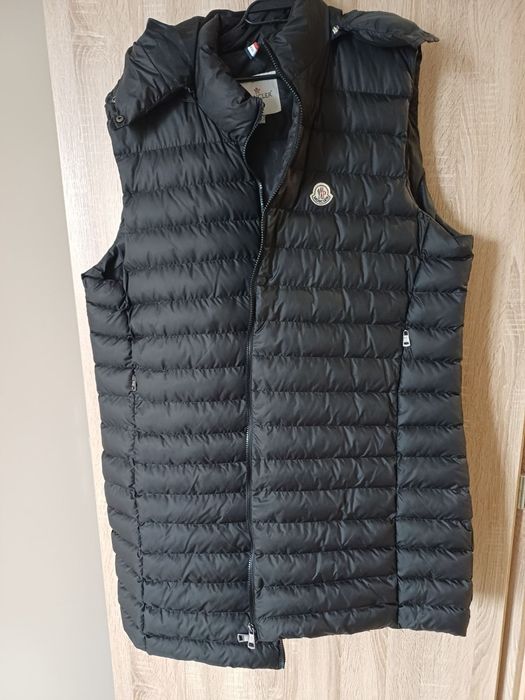 Голям размер нов  дамски елек пух с качулка