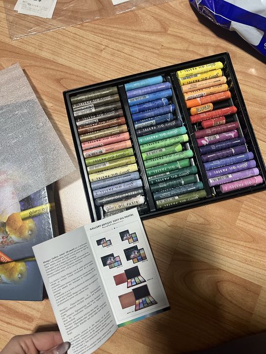 Artists soft pastels, меки маслени пастели за професионално рисуване