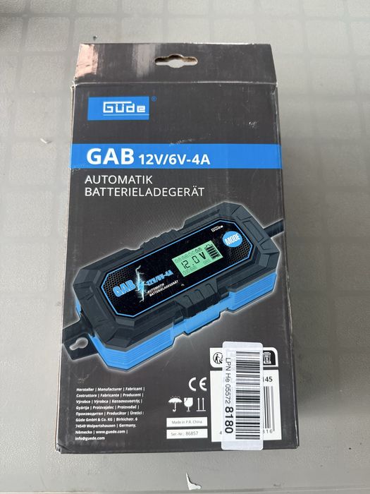 Incarcator automat baterie GAB 12V-6V 4.0A 85145 Gude