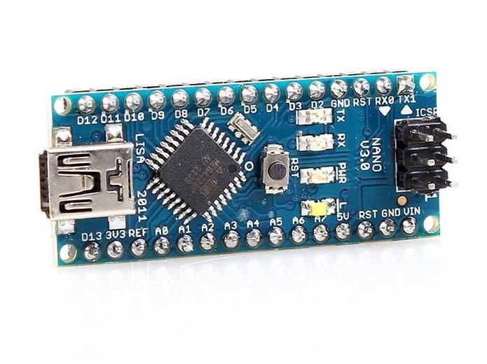Плата Arduino miniUSB Nano v3.0 распаянная (ATmega328P)