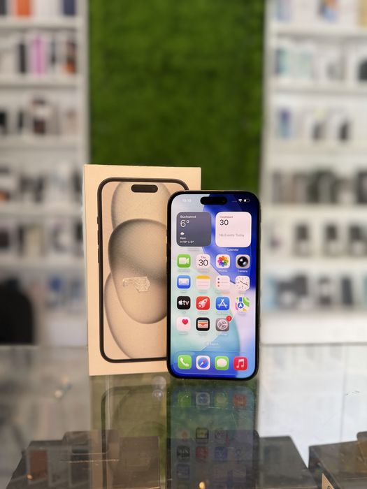**ATSGSM.RO**iPhone 15 128Gb Black/Baterie100%/Fact+Gar 12 luni