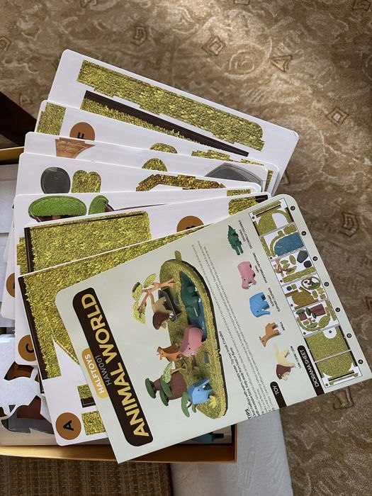 Комплект фигурки HalfToys, 5 магнитни животни