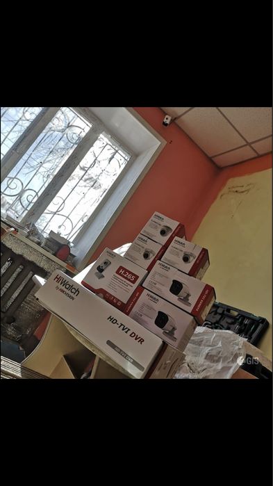 Установка систем видеонаблюдения.