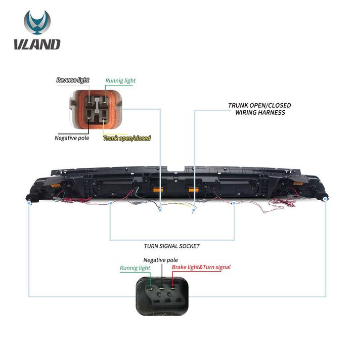 Стопове с жълти мигачи за Dodge Challenger 08-14