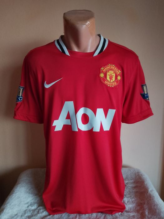 Tricou Fotbal Vintage Manchester United 2011-12 Home #10 Rooney