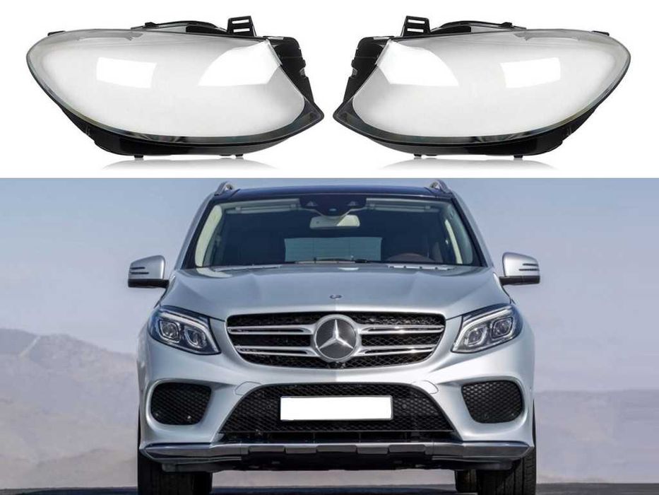 Стъкла за фарове на Mercedes GLE W166 (2015-2019)  555