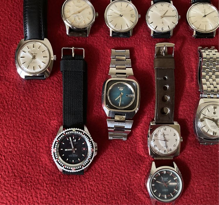 Винтидж Swiss 40/70s  Longines Zenith Certina  Часовници