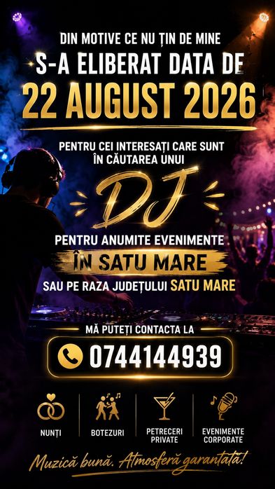 Servicii Dj satu Mare