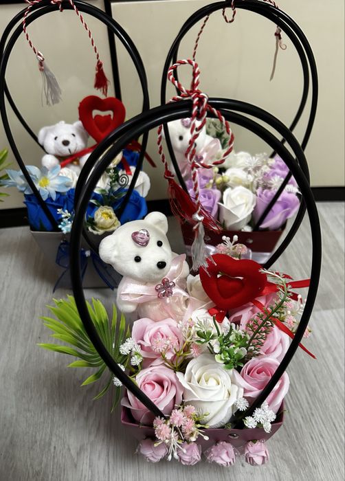 Aranjamente trandafiri sapun