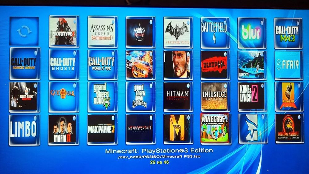 PlayStation 3 Slim (Джойстик 4та) ичида 30 та топ уйии бор + ДОСТАВКА