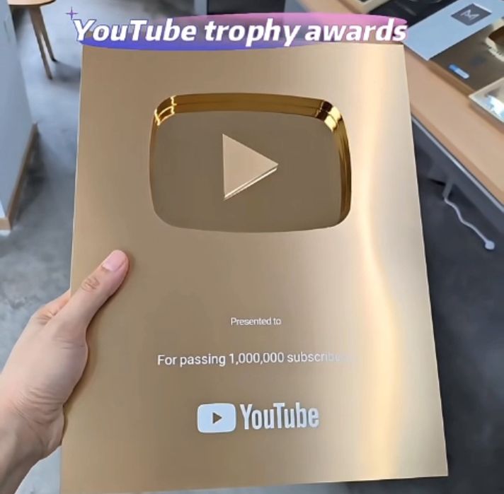 Youtube knopkasini sotib oling.(Silver va Gold)