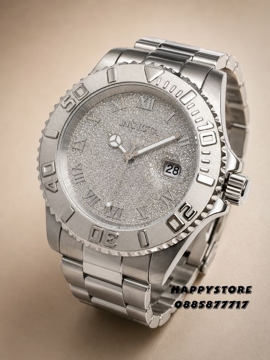 INVICTA Swiss Diamond Silver 40 mm women, Инвикта нов дамски часовник