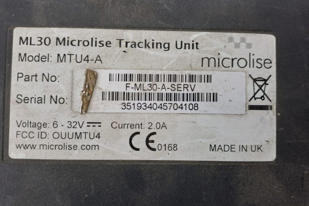 Aparat Modul Calculator ECU Tracker Localizator GPS Auto Universal Model MTU4-A ML30 Microlise Tracking Iveco Daily Euro 6