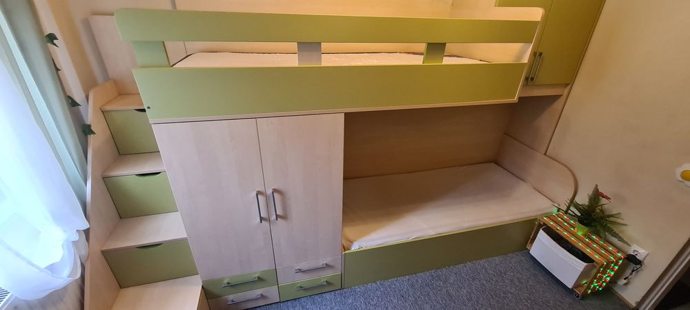 Mobila etajata copii , cu 2 paturi