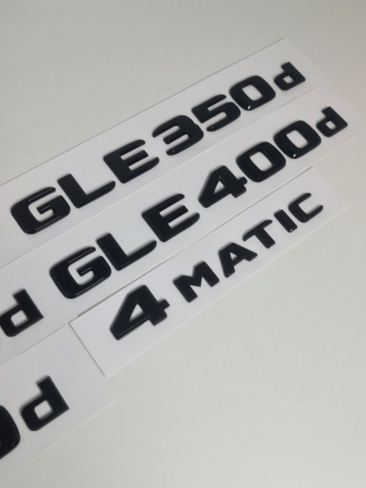 Pachet-Set-Motorizare-Scris-Spate-Haion-Mercedes+Emblema-4Matic-Crom-Negru-C220d-E200d-E220d-GLC220d-CLS350d-CLS400d-E300d-GLE350d-GLE400d-S500-S580e