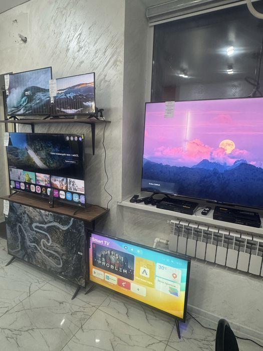 Телевизор Продам новый смарт тв дешево купить 100 см