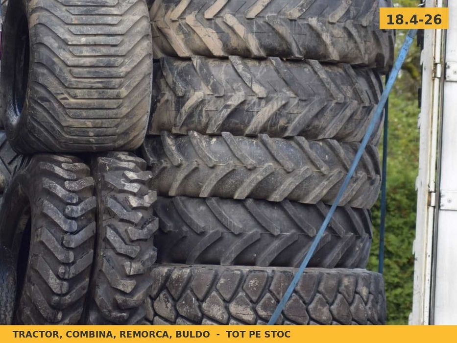 Cauciucuri Anvelope 18.4-26 18.4R26 18.4 26 480/80-26 18426 BKT Incarcator Buldo si Industrial SH Second Hand FACTURA TVA Garantie 1 An Livrare Rapida