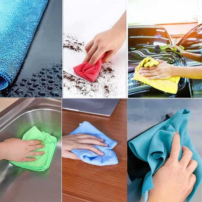 Комплект от 6 бр микрофибърни кърпи за почистване