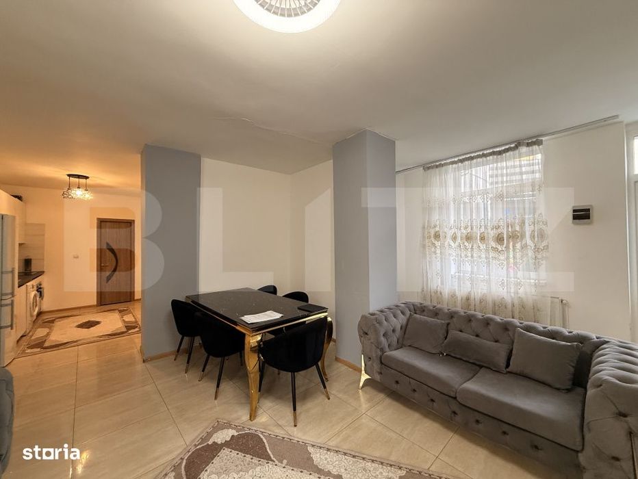 Apartament 3 camere cu 3 bai, bloc nou, terasa, zona Rocada, Brazda