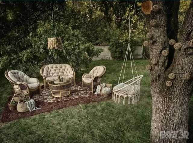 Висяща люлка хамак в черен или бял цвят до 150кг.