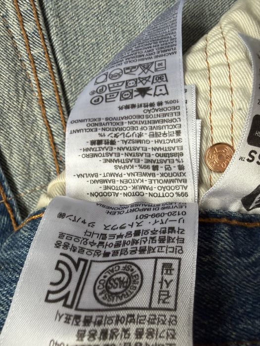 Blugi LEVIS 501 Albastru Barbari | Marime 48 x 32 (Talie 124 cm)