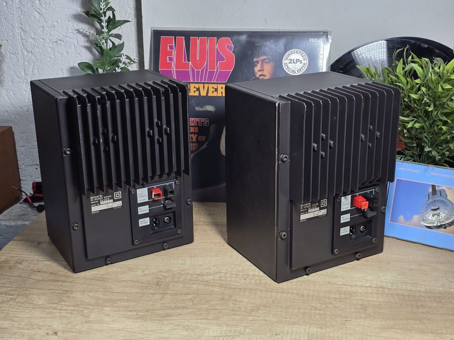 Boxe active SONY SA-20FB, vintage hifi,cu amplificare
