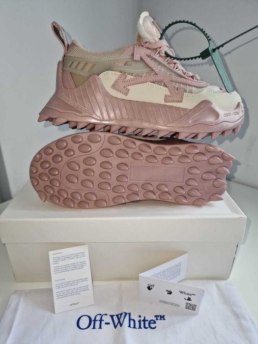 Off-White Odsy 1000 Beige Pink Size 40(2 pairs)