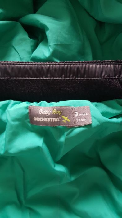 Geaca bebe baietel umpluta cu pene și puf mar 68/74