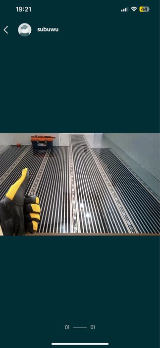 Usta Установка топли пол плинтус душ ковралан dush kavralan plintus