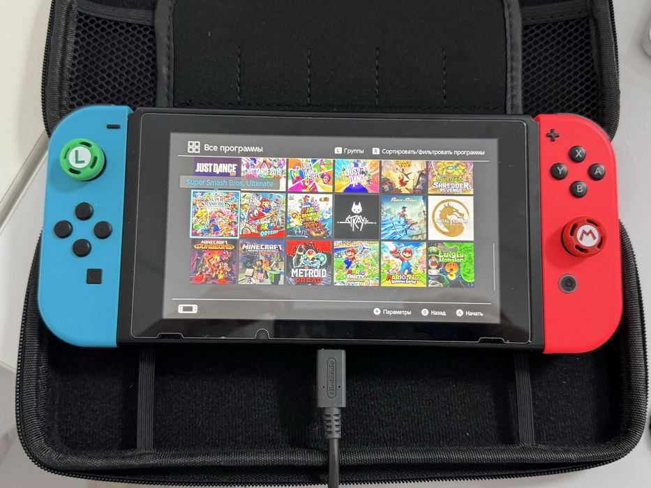 Прошитая Nintendo Switch (2 ревизия) / 512 ГБ / 45 Игр + Много допов