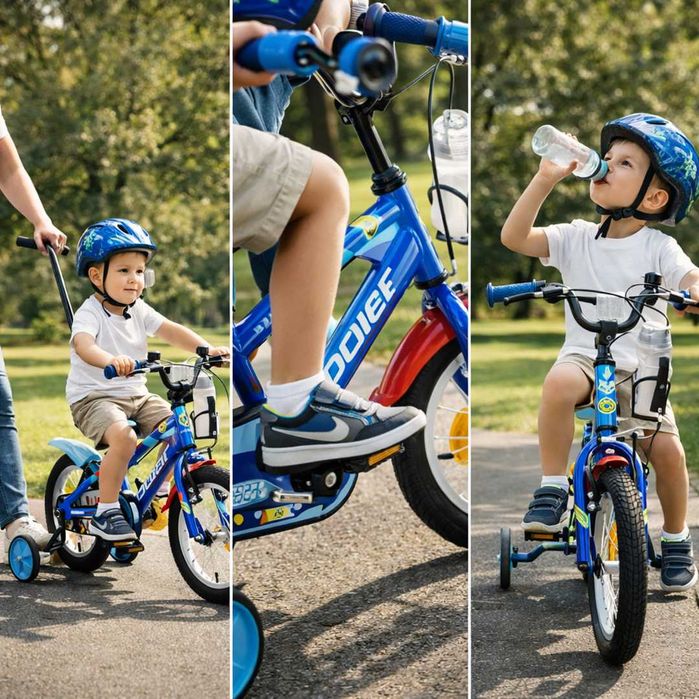 Детски велосипед Polar Junior 14" – Police / Icecream / Dino