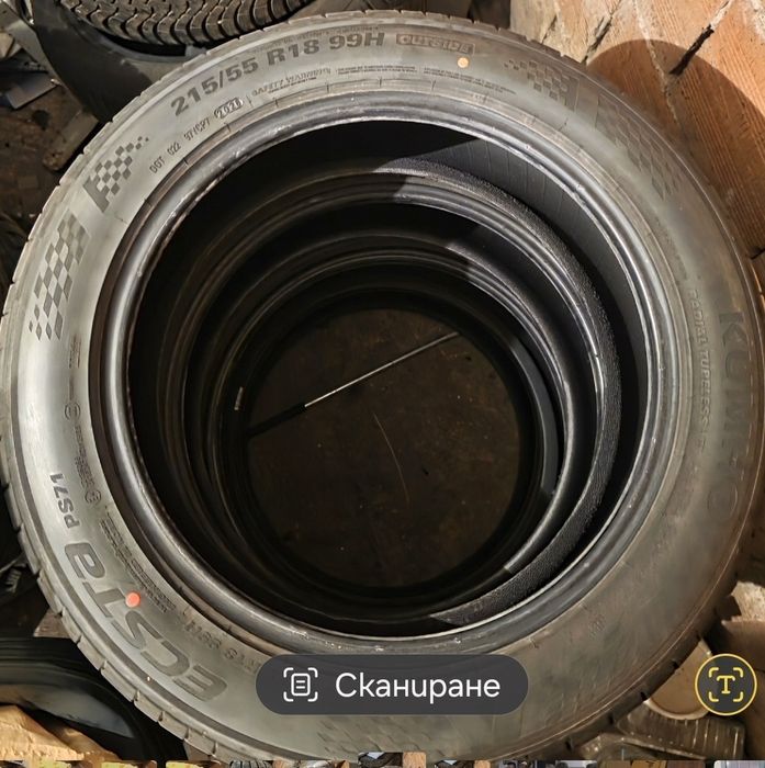 215 / 55 / 18 KUMHO Ecsta