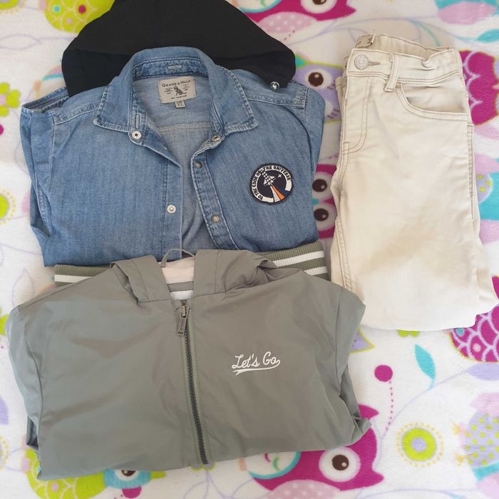 Лот от 6 дрешки  ( OVS, H&M, Reserv - момче 122 см )