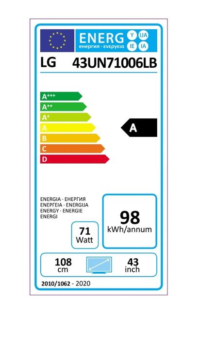 LG 43UN71003LB smart tv 4k