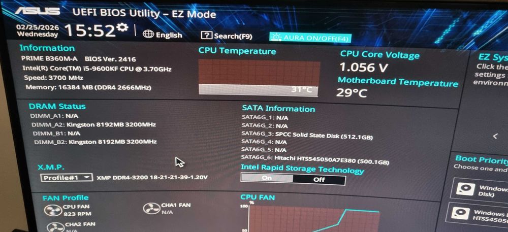 PC Gaming i5-9600KF + RX 570 8GB + 16GB RAM + SSD