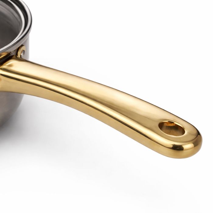 Set vase de gătit – 12 piese, capace din sticlă