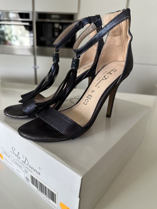 Sandale cu toc Solo Donna