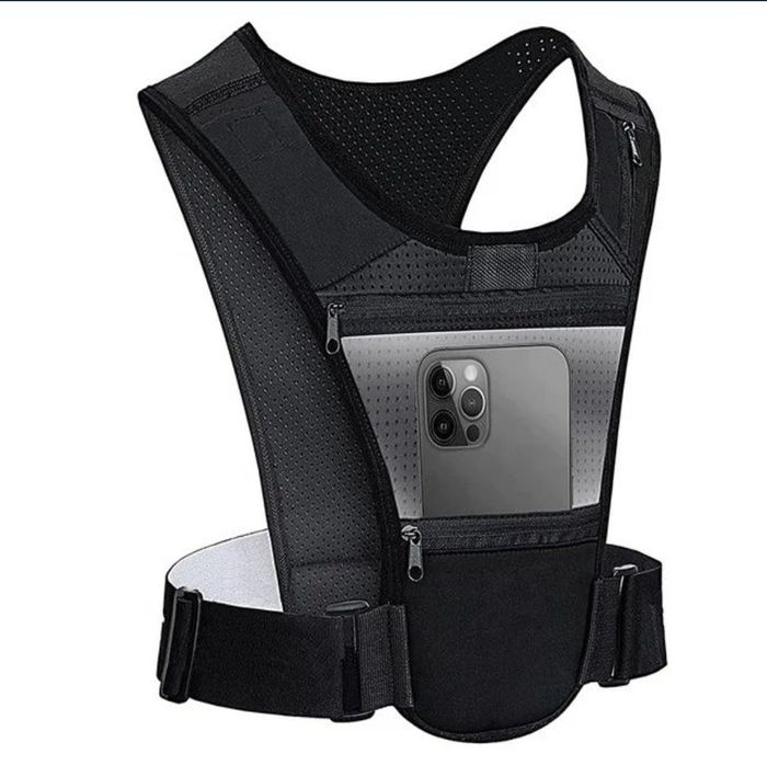 Нагрудная сумка для бега и спорта женская мужская удобная